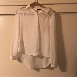 White button down